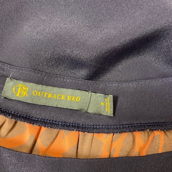 The Limited x Outback Red Cap Sleeve Shift Dress w Pockets Workwear Brunch - Picture 6 of 9